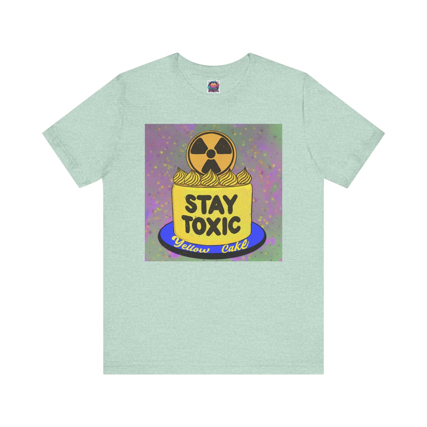 Stay Toxic Yellow Cake Unisex Tee