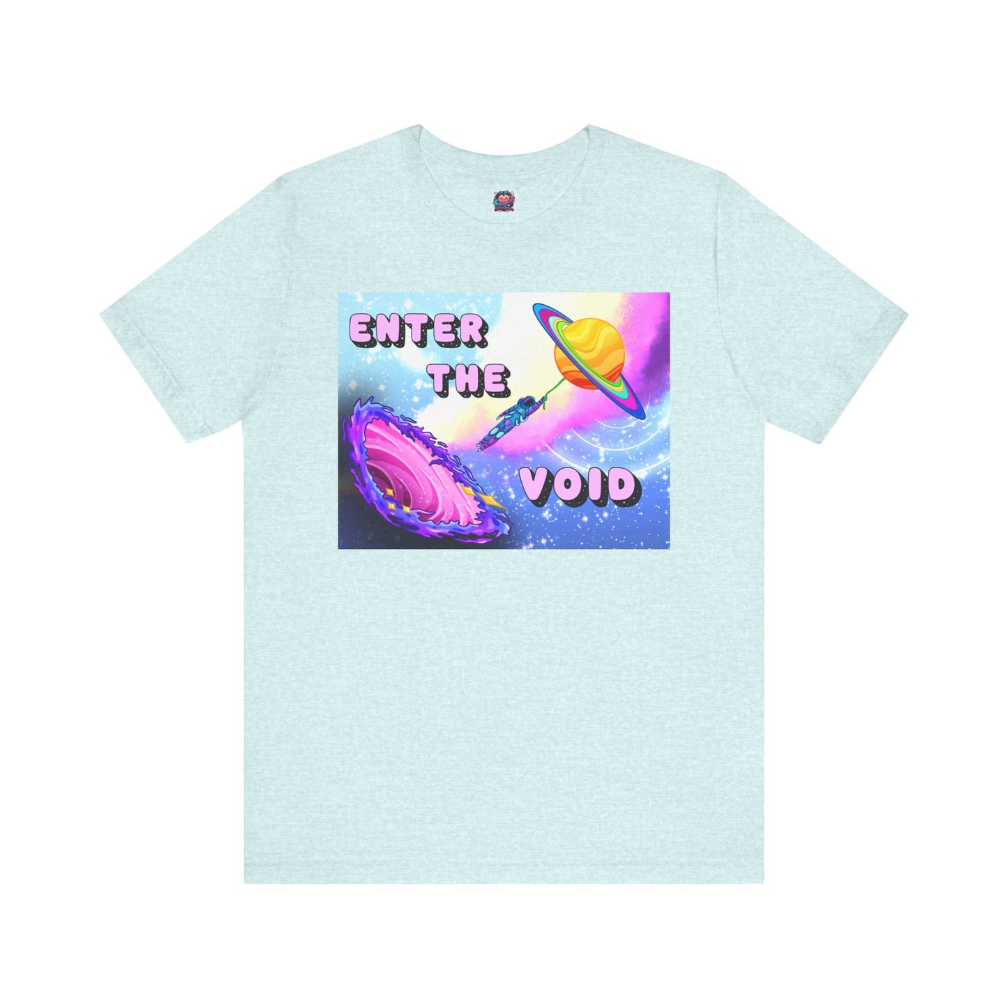 Cosmic Adventure Unisex Short Sleeve Tee - 'Enter the Void' Graphic