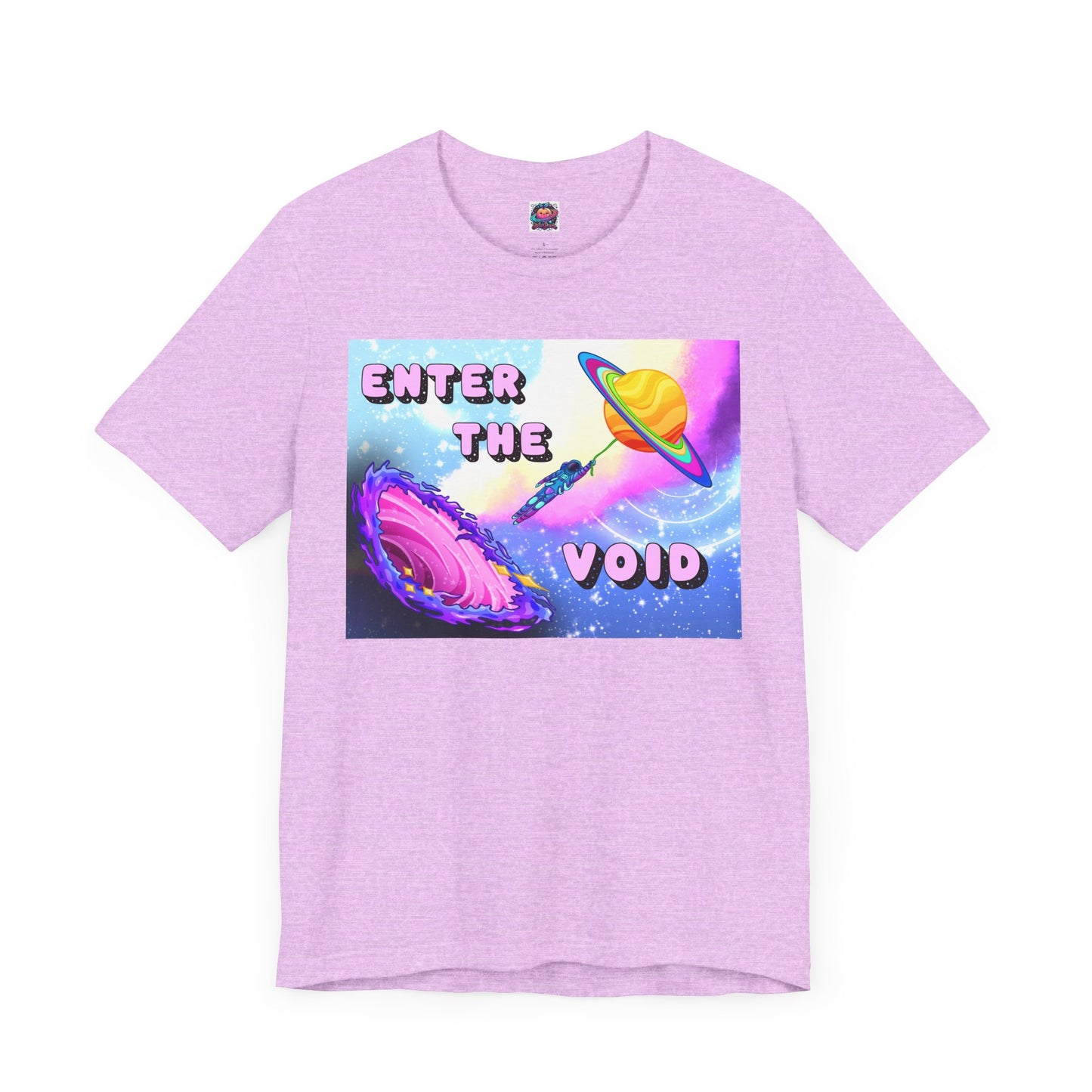 Cosmic Adventure Unisex Short Sleeve Tee - 'Enter the Void' Graphic