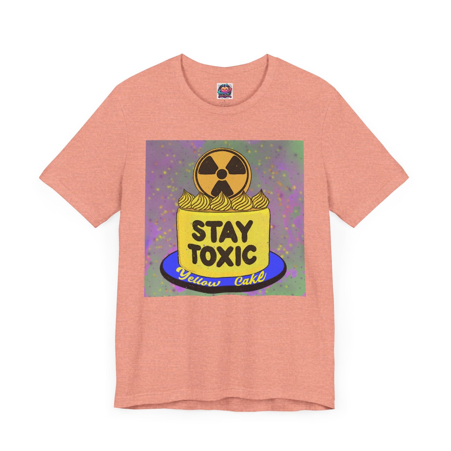 Stay Toxic Yellow Cake Unisex Tee