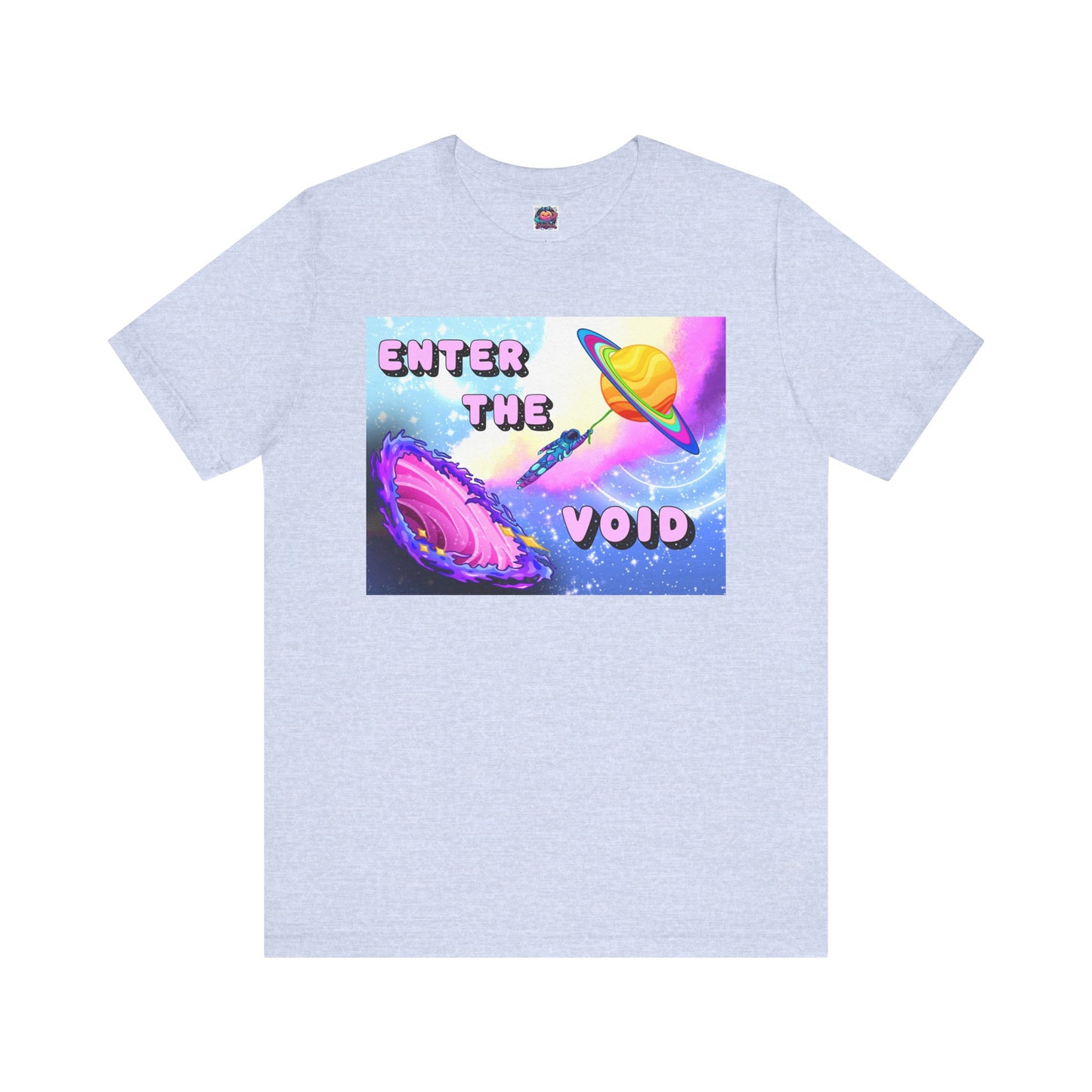 Cosmic Adventure Unisex Short Sleeve Tee - 'Enter the Void' Graphic