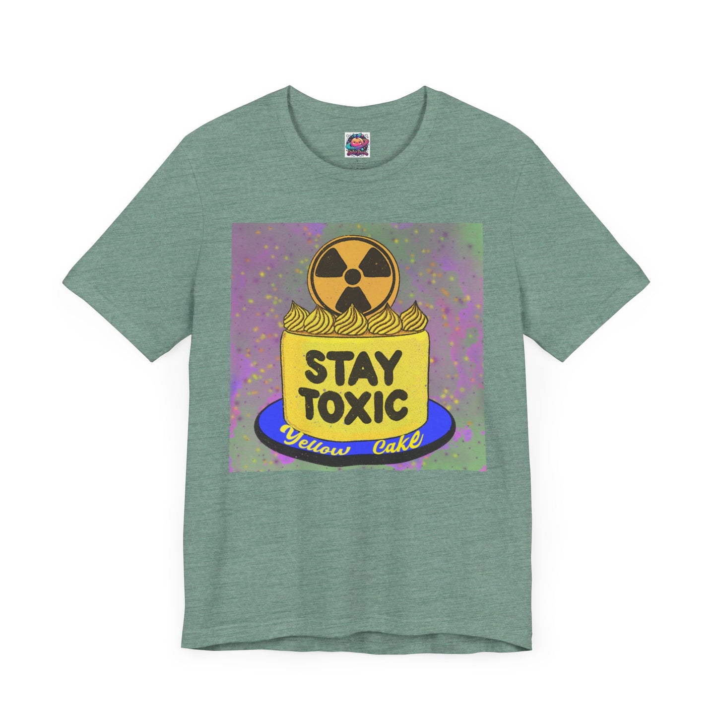 Stay Toxic Yellow Cake Unisex Tee