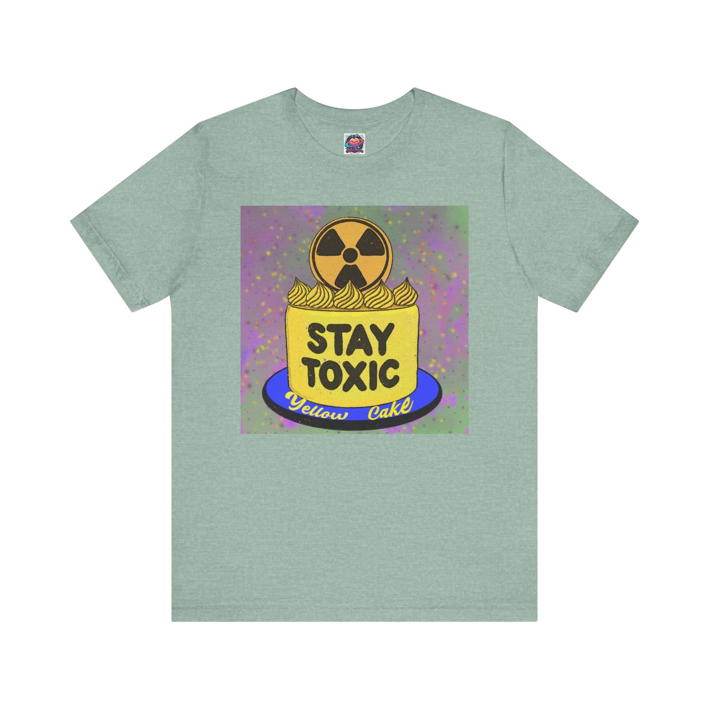 Stay Toxic Yellow Cake Unisex Tee