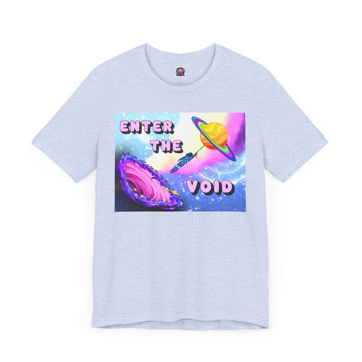 Cosmic Adventure Unisex Short Sleeve Tee - 'Enter the Void' Graphic