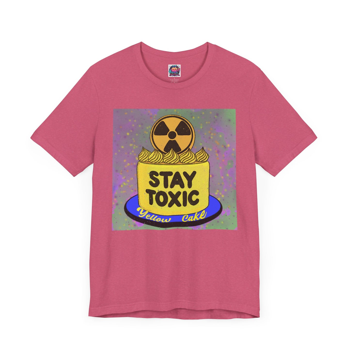 Stay Toxic Yellow Cake Unisex Tee