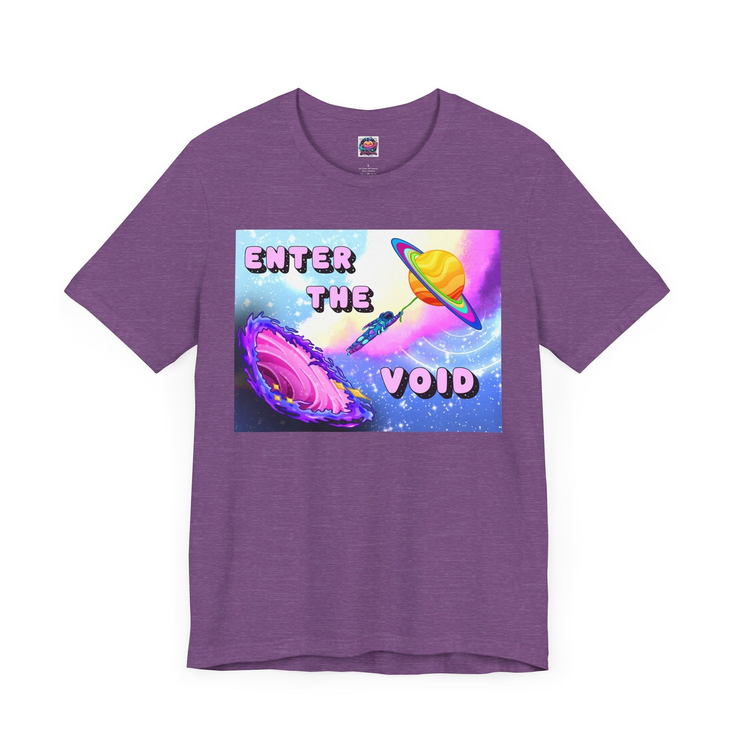 Cosmic Adventure Unisex Short Sleeve Tee - 'Enter the Void' Graphic