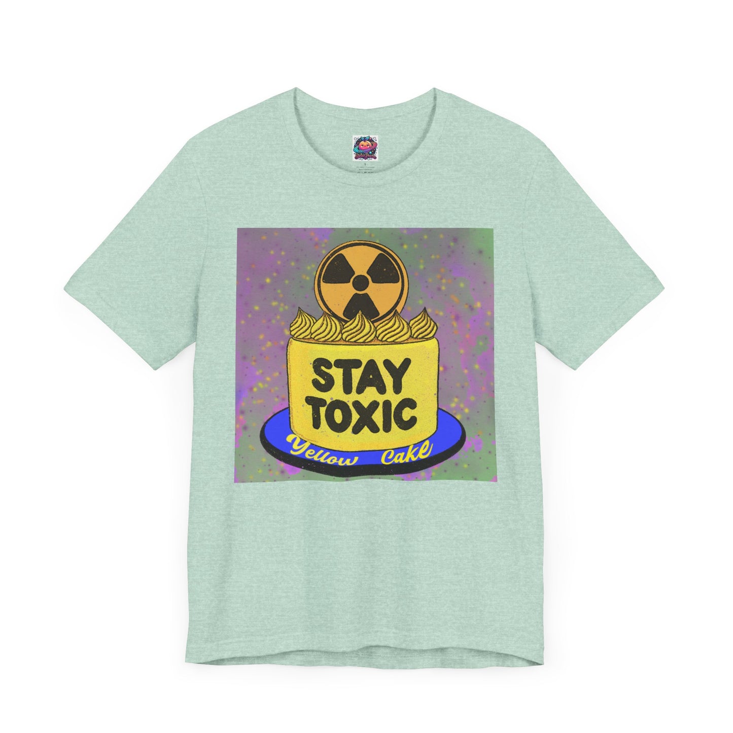 Stay Toxic Yellow Cake Unisex Tee