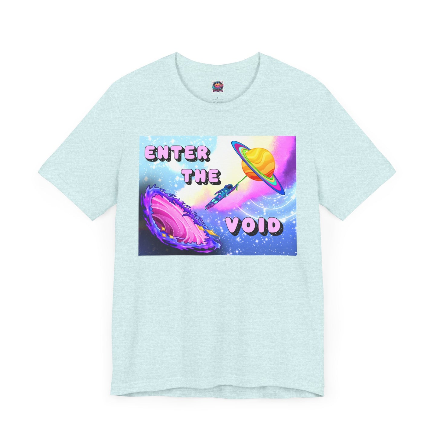 Cosmic Adventure Unisex Short Sleeve Tee - 'Enter the Void' Graphic