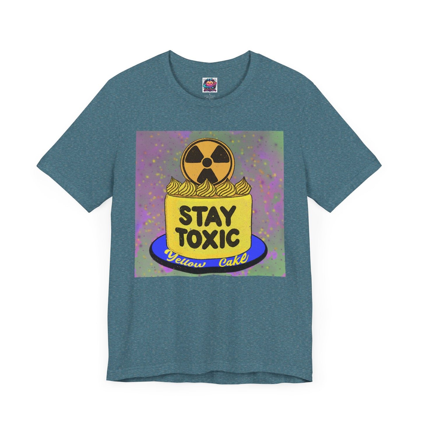 Stay Toxic Yellow Cake Unisex Tee