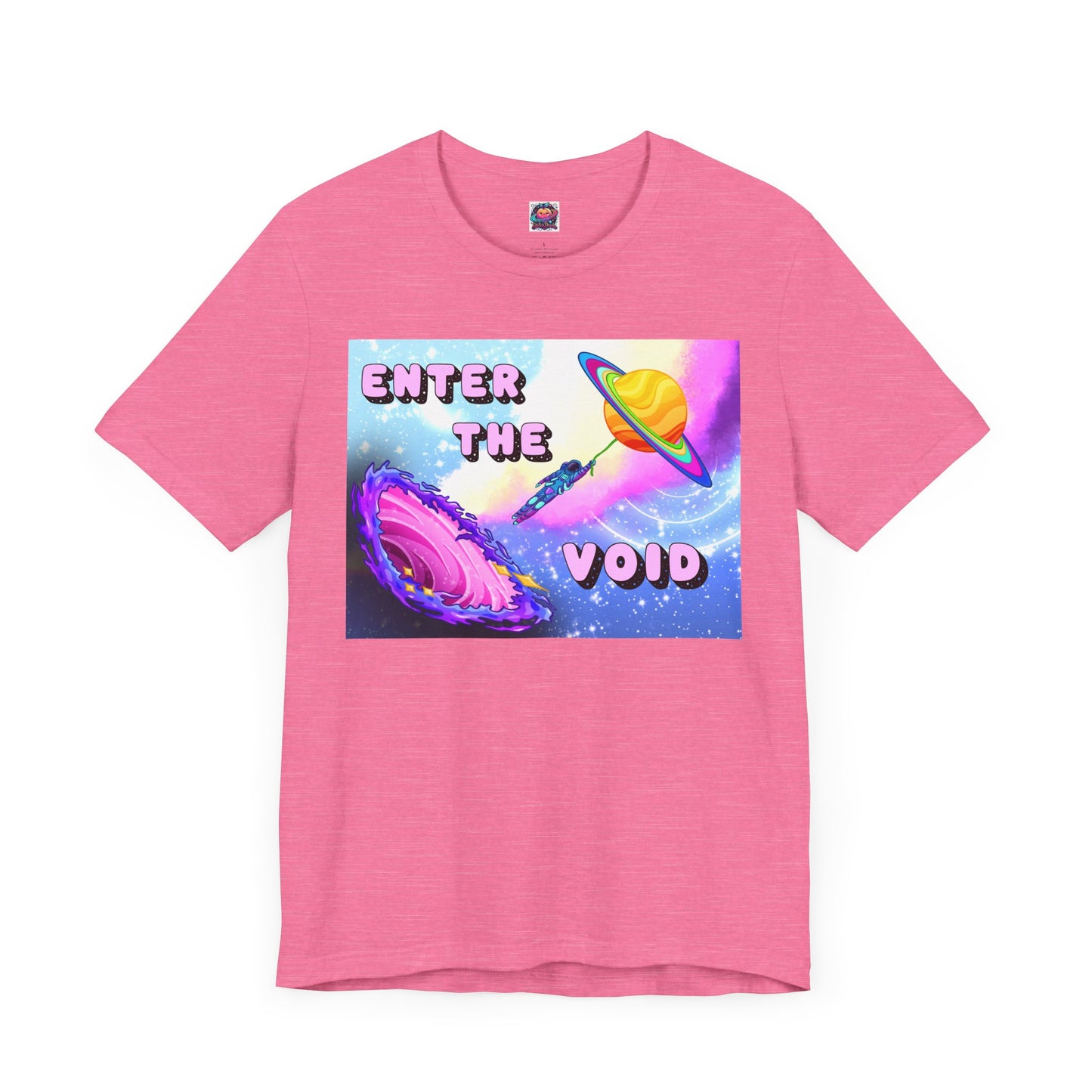 Cosmic Adventure Unisex Short Sleeve Tee - 'Enter the Void' Graphic