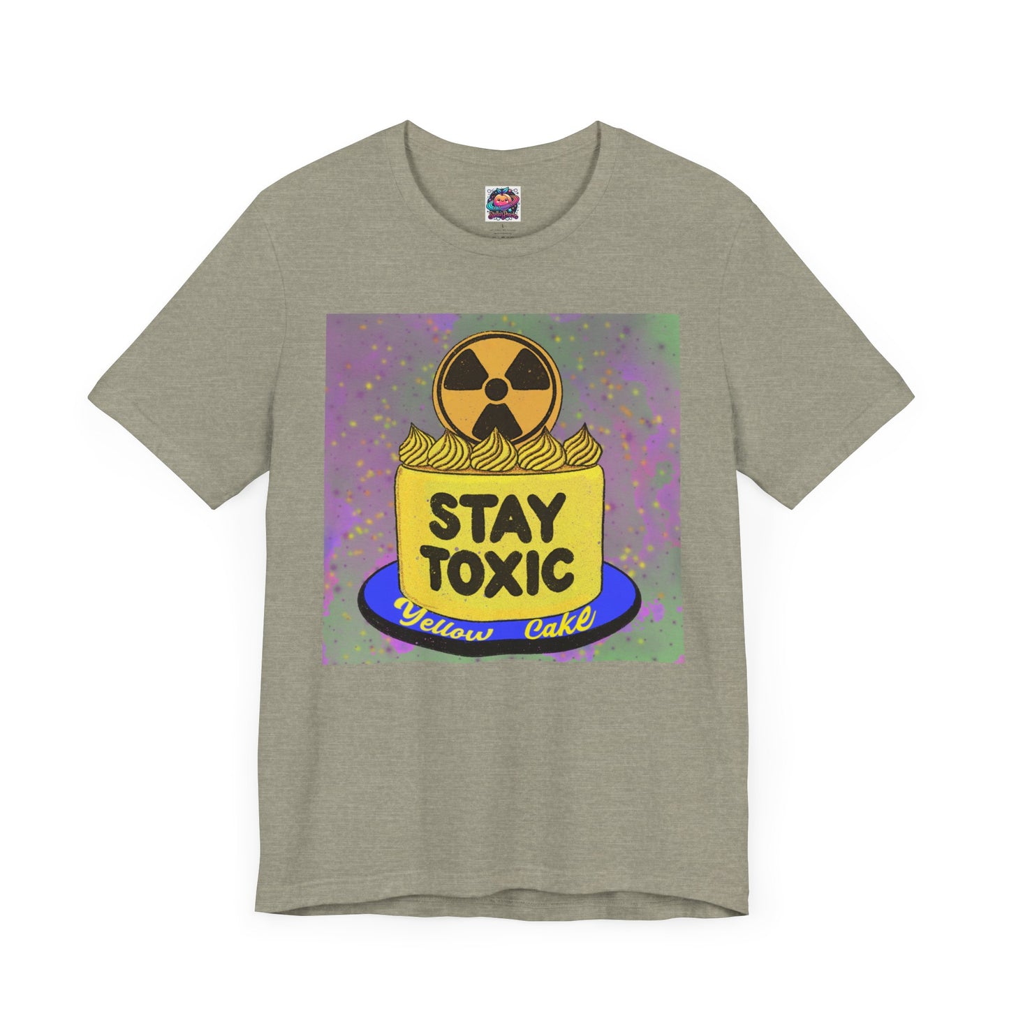 Stay Toxic Yellow Cake Unisex Tee