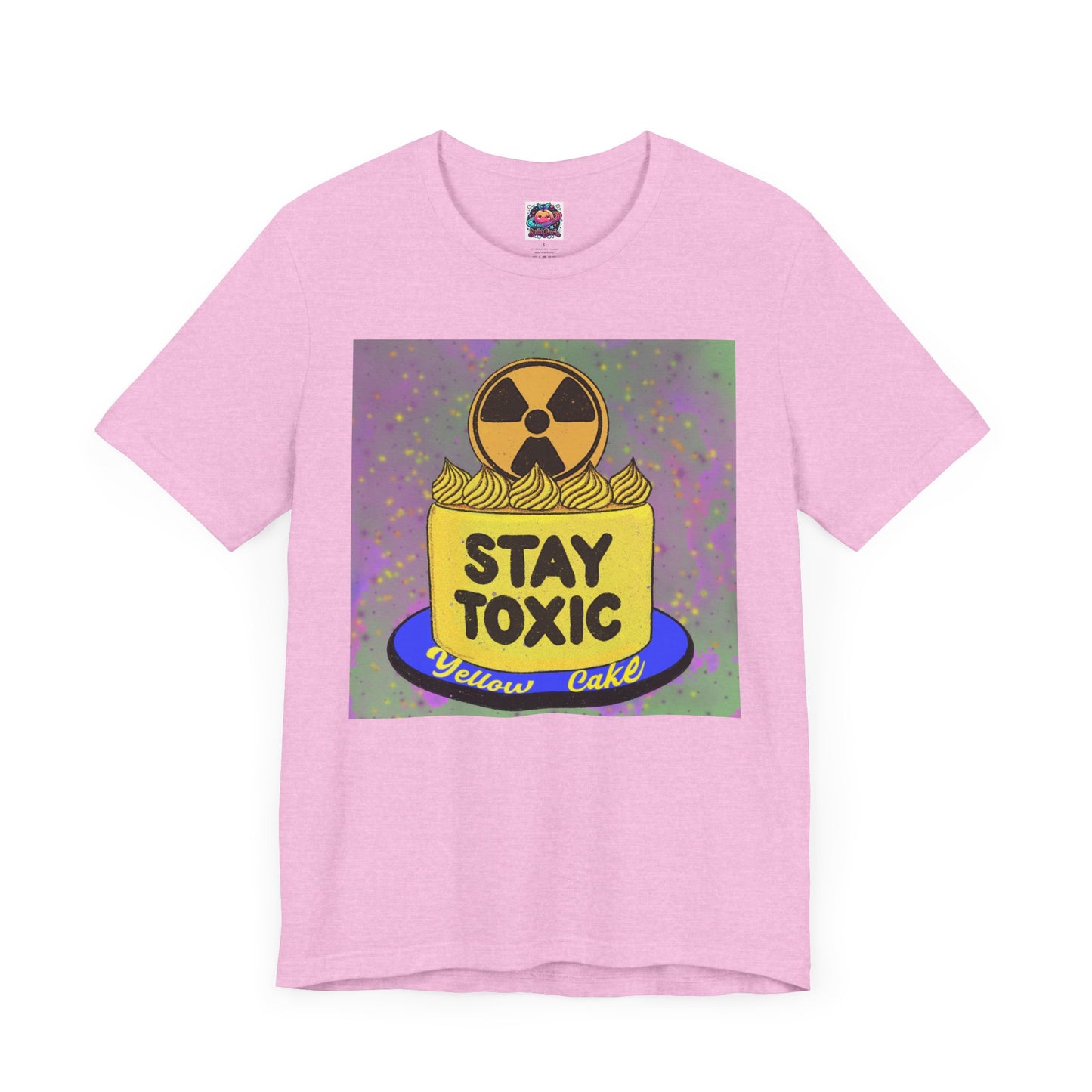 Stay Toxic Yellow Cake Unisex Tee