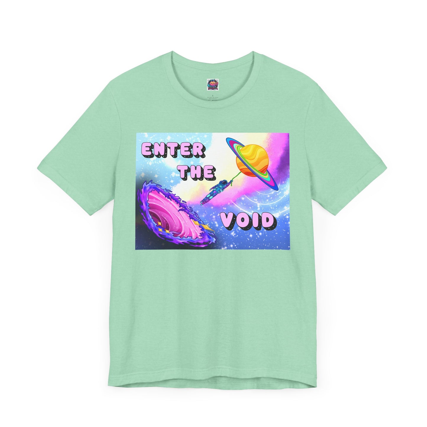 Cosmic Adventure Unisex Short Sleeve Tee - 'Enter the Void' Graphic