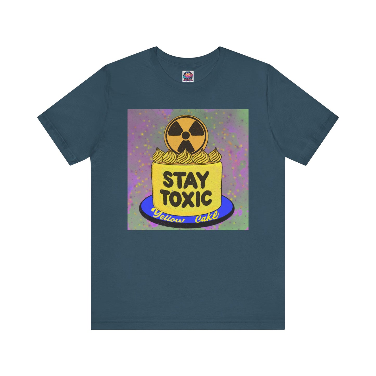 Stay Toxic Yellow Cake Unisex Tee