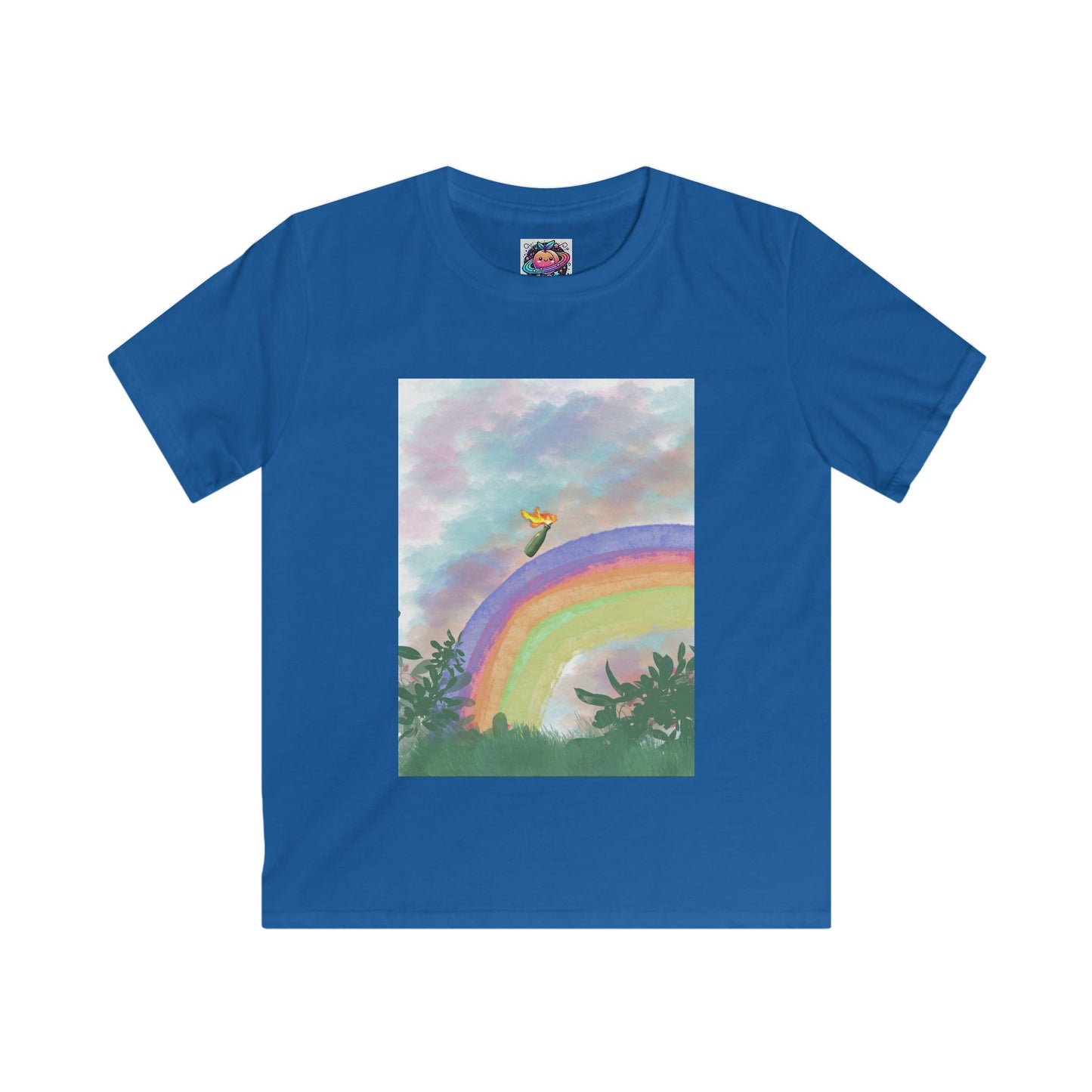 Rainbow Dreams Kids Softstyle Tee - Colorful & Fun for Every Occasion