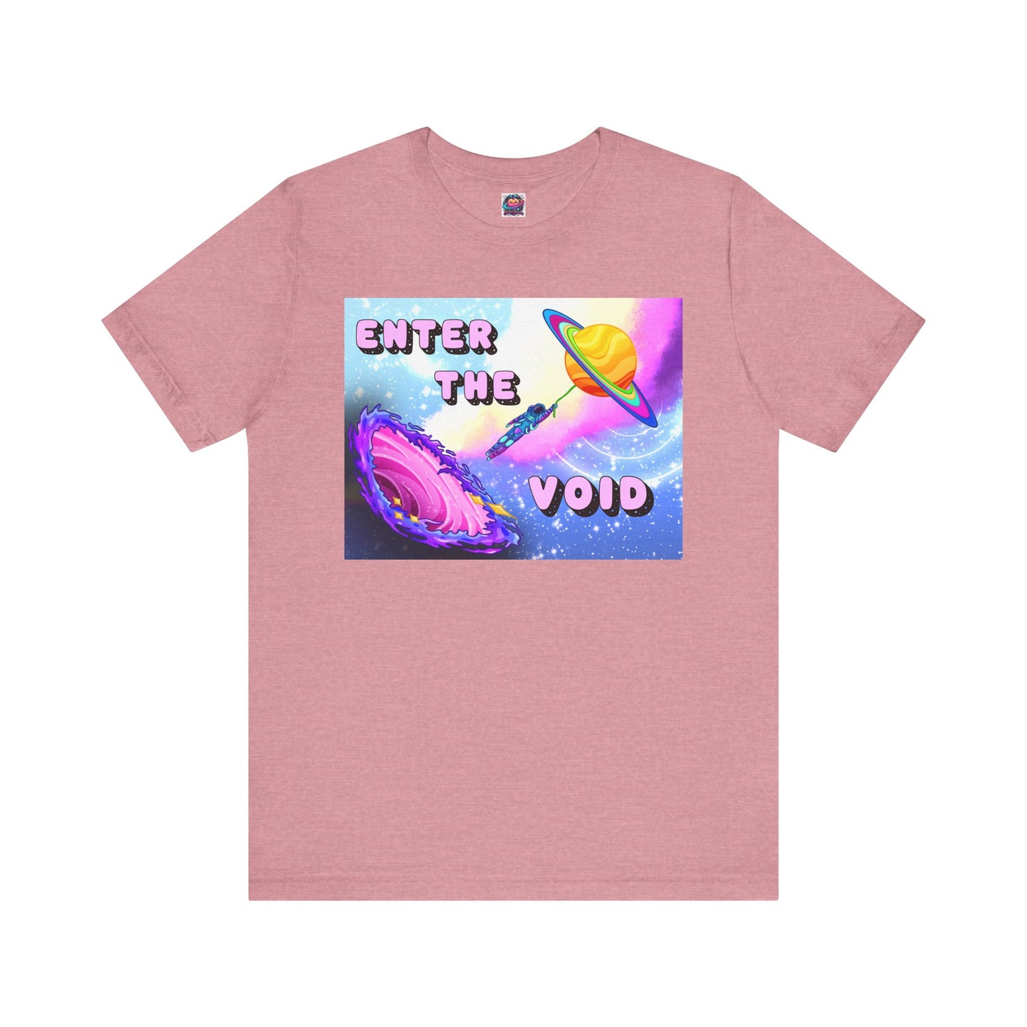 Cosmic Adventure Unisex Short Sleeve Tee - 'Enter the Void' Graphic