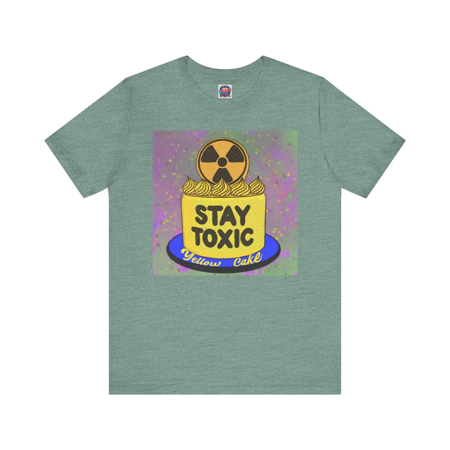 Stay Toxic Yellow Cake Unisex Tee