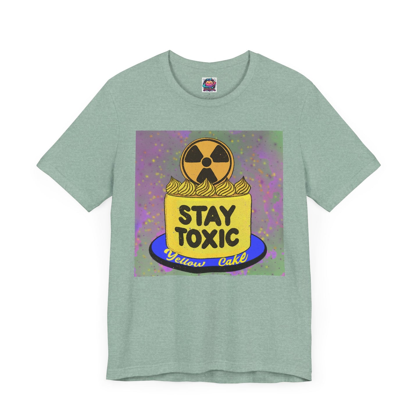 Stay Toxic Yellow Cake Unisex Tee