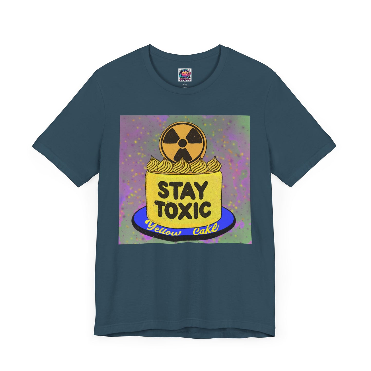 Stay Toxic Yellow Cake Unisex Tee