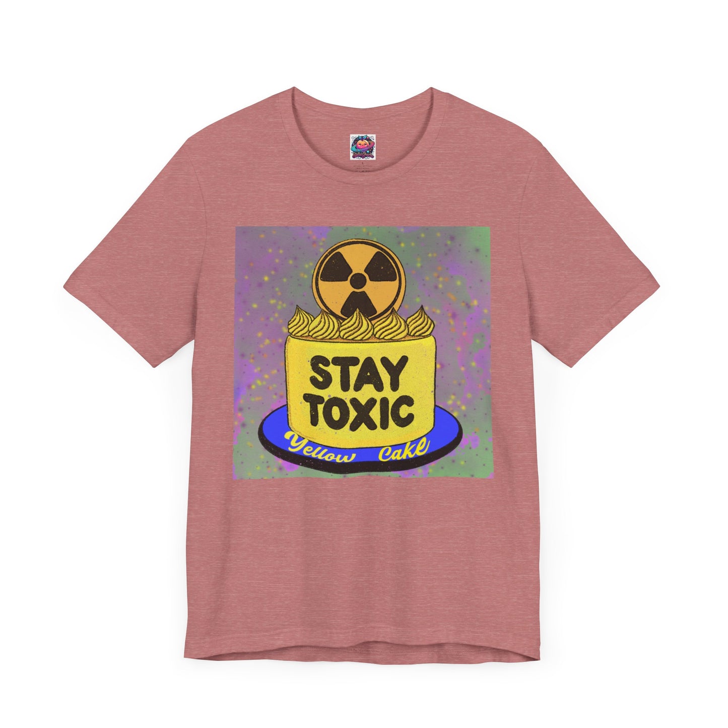 Stay Toxic Yellow Cake Unisex Tee