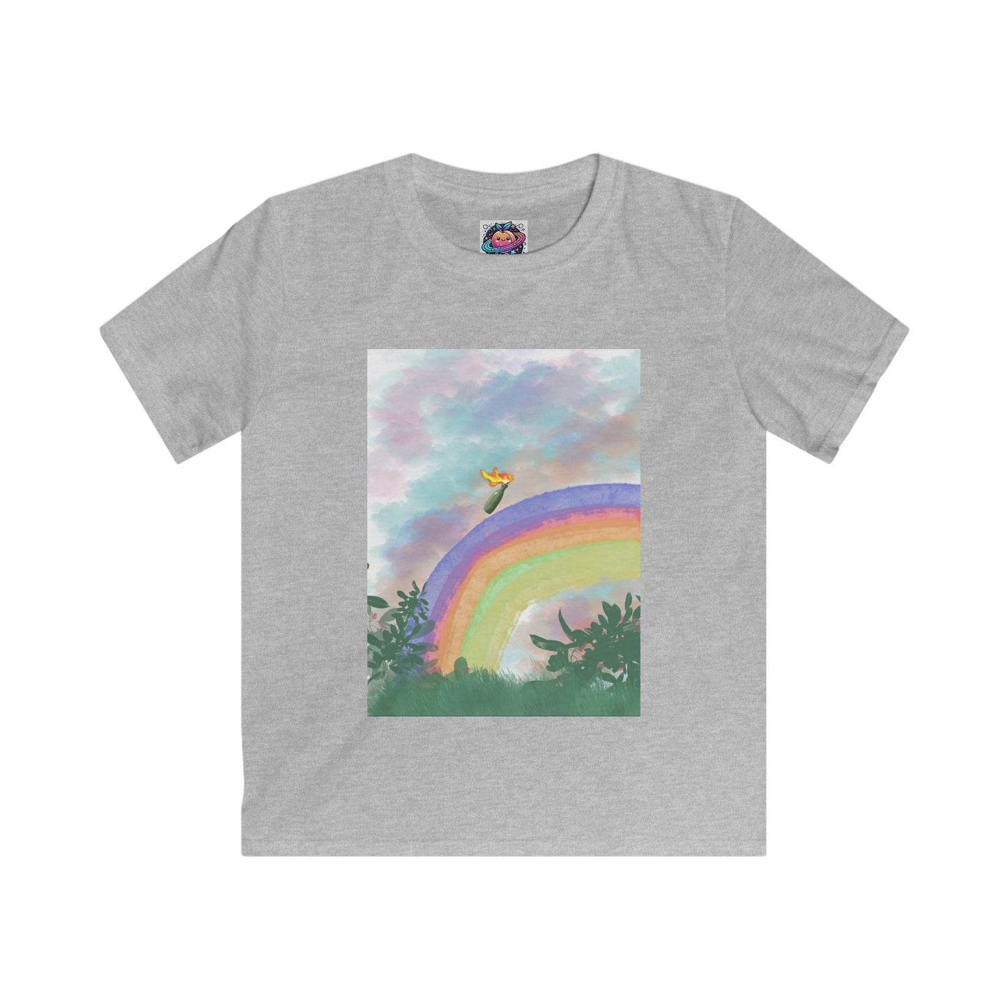 Rainbow Dreams Kids Softstyle Tee - Colorful & Fun for Every Occasion